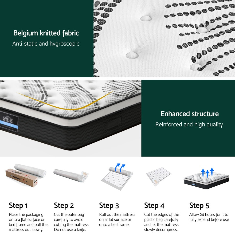 Giselle Bedding Mattress | 32cm | Euro Top | Super King