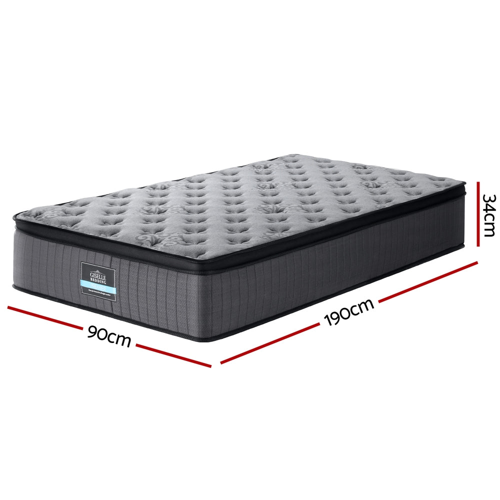 Giselle Mattress | 34cm Thick | Single Size | Plush Comfort Bed
