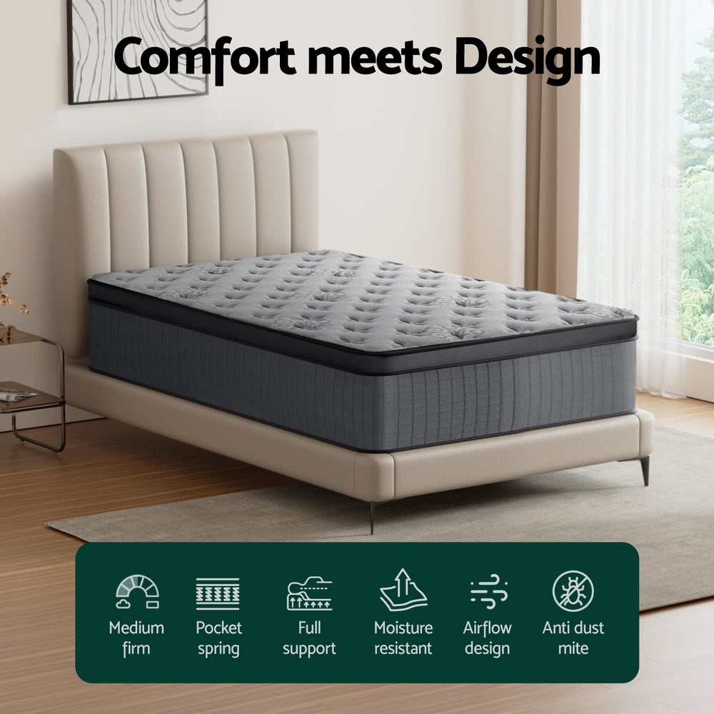 Giselle Mattress | 34cm Thick | Single Size | Plush Comfort Bed