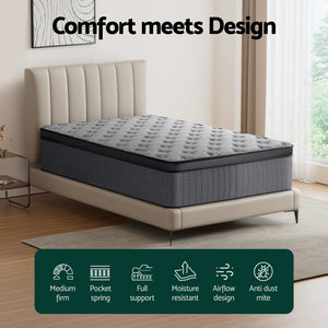 Giselle Mattress | 34cm Thick | Single Size | Plush Comfort Bed