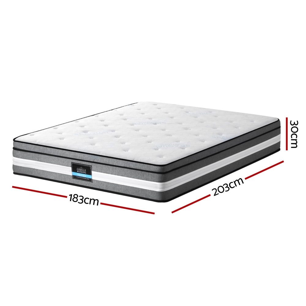 Giselle Mattress | 30cm | King | Gel Foam Pocket Spring
