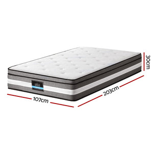 Giselle Mattress | 30cm | King Single | Gel Foam Pocket Spring