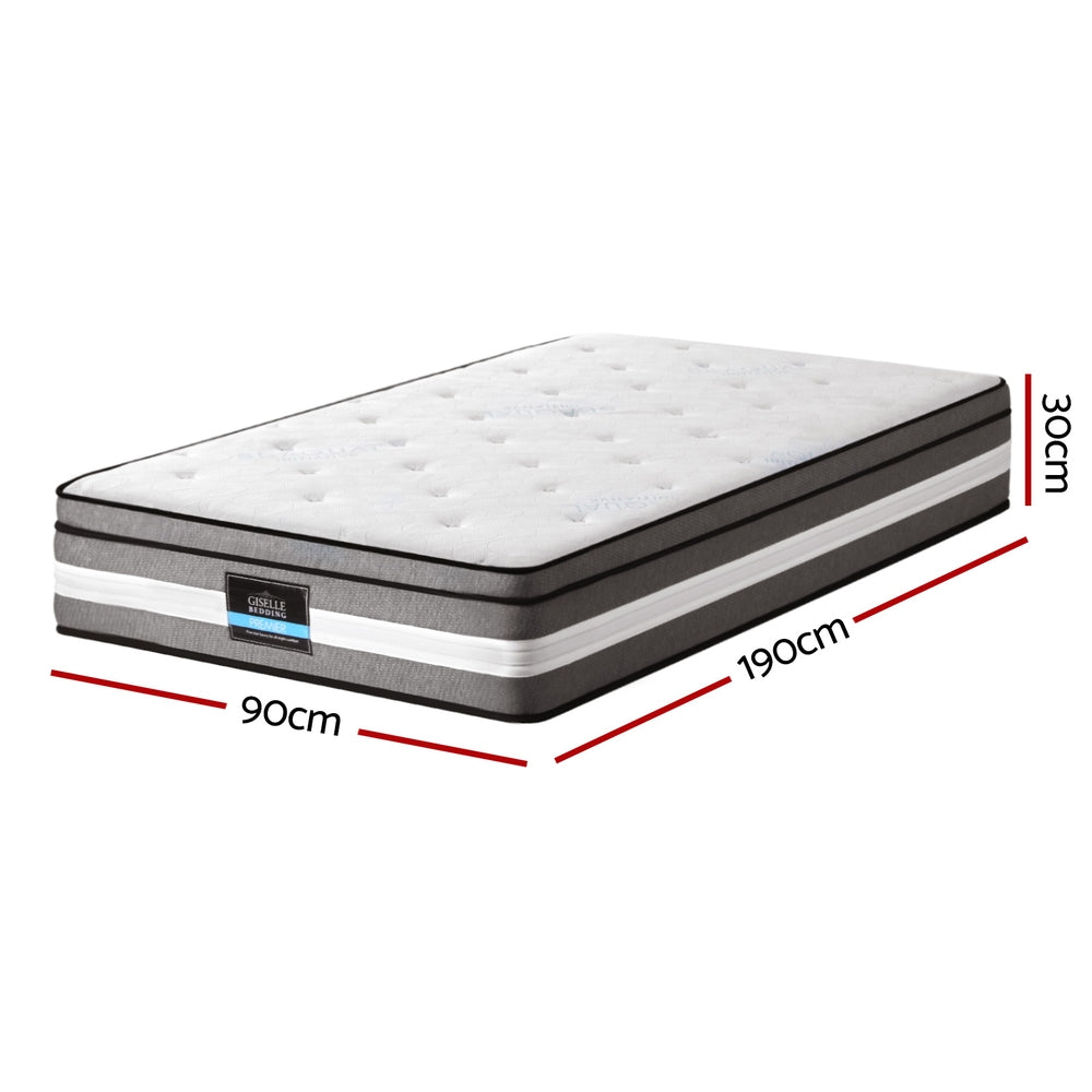 Giselle Mattress | 30cm | Single | Gel Foam Pocket Spring