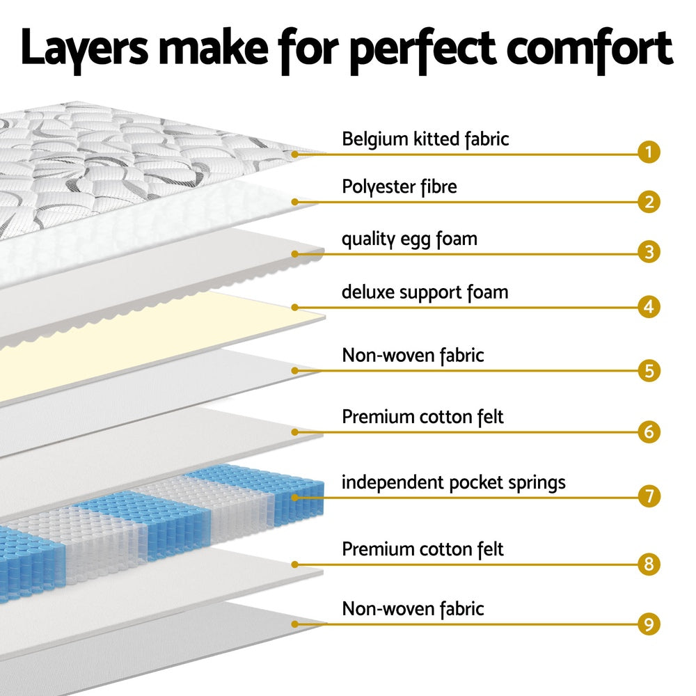 Giselle Bedding Mattress | 30cm | Medium Firm | King Single