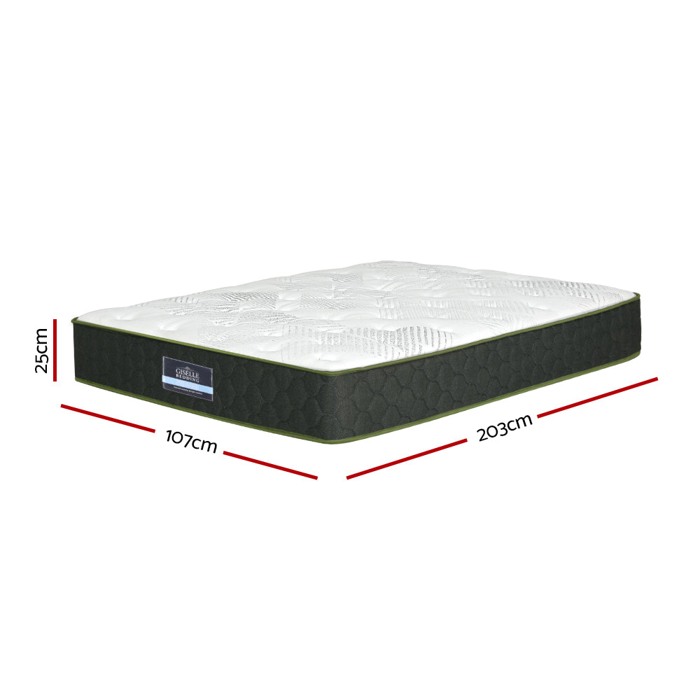 Giselle Bedding | 25cm Mattress | Green Tea Foam | King Single