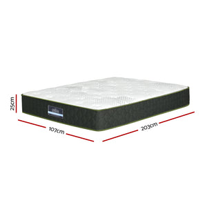 Giselle Bedding | 25cm Mattress | Green Tea Foam | King Single