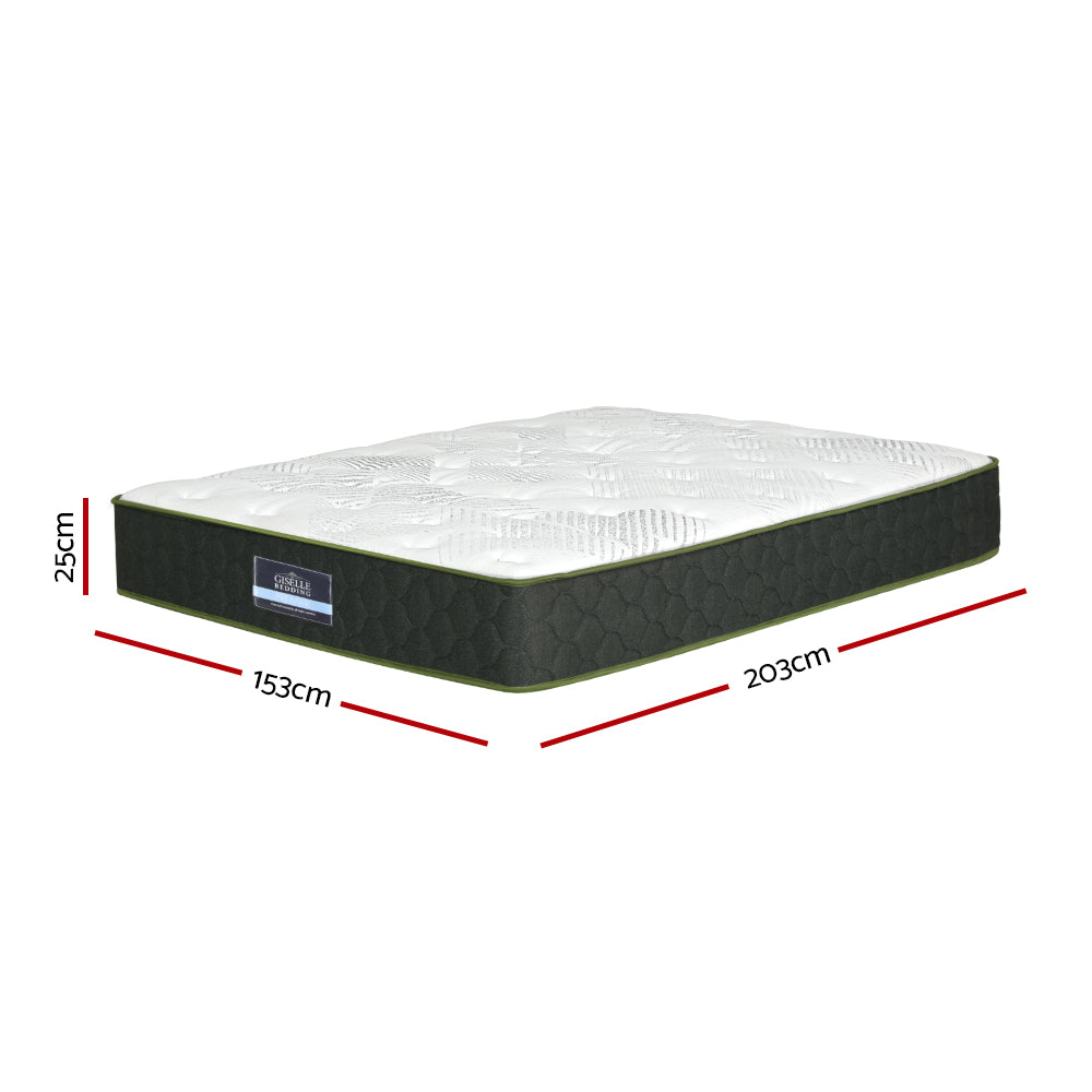 Giselle Bedding | 25cm Mattress | Green Tea Foam | Queen