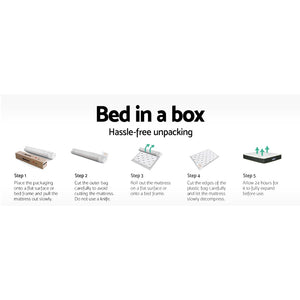 Giselle Bedding | 25cm Mattress | Green Tea Foam | Single