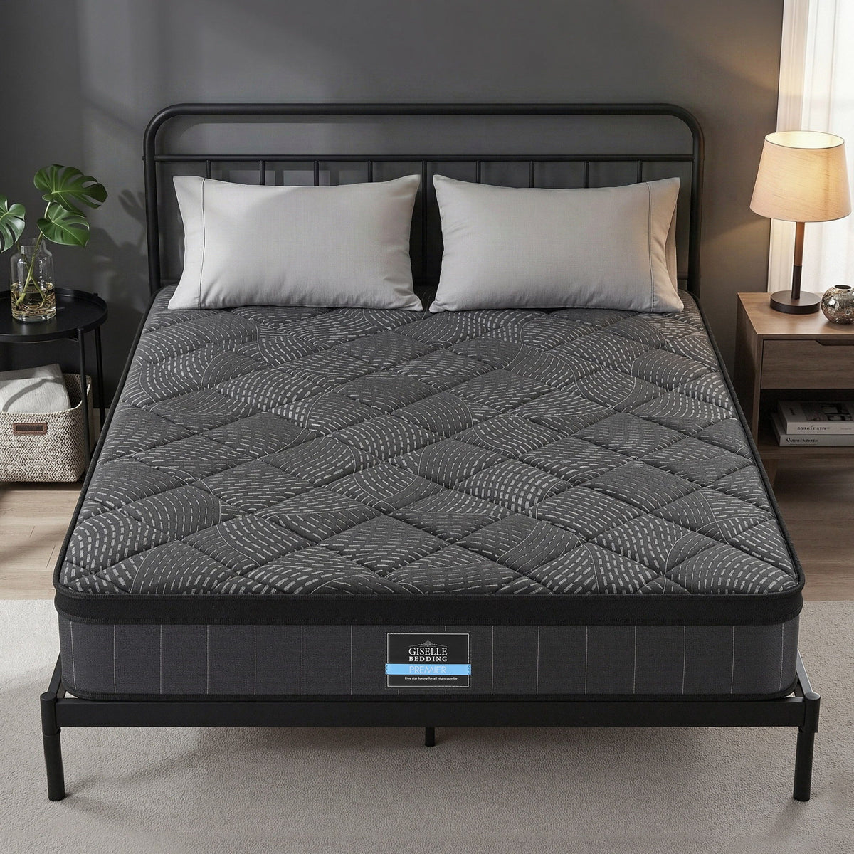 Queen Mattress 25cm | Pocket Spring | Latex Euro Top | Medium Firm