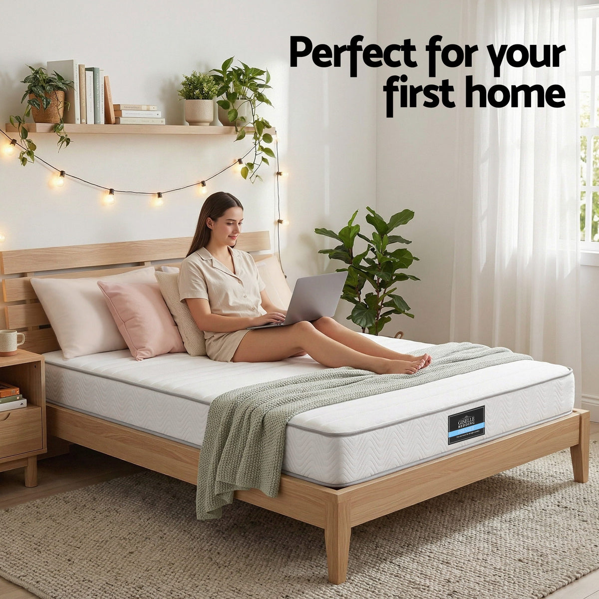 Double Mattress 20cm | Egg Crate Foam | Reinforced Edge Support