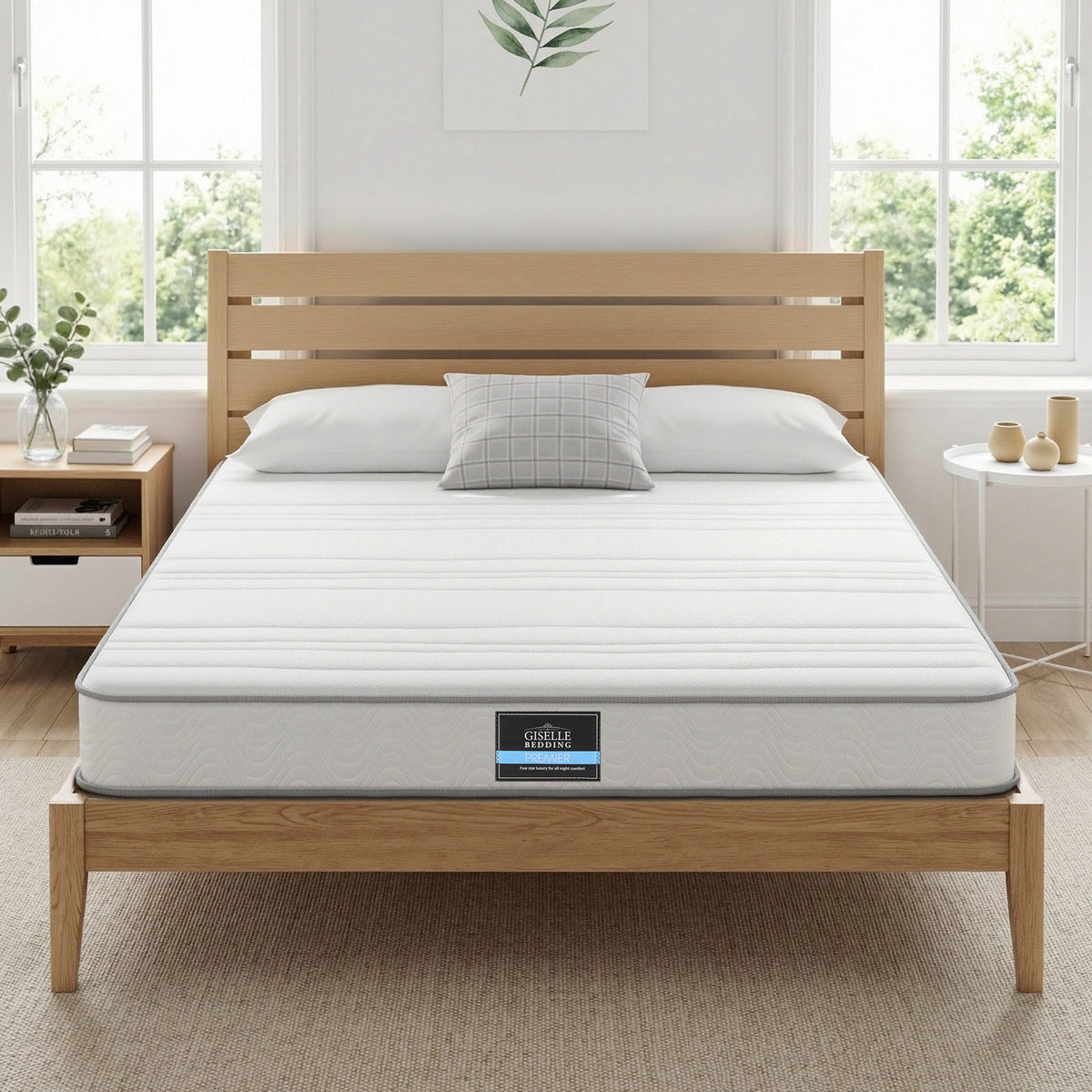 King Mattress 20cm | Egg Crate Foam | Reinforced Edge Support