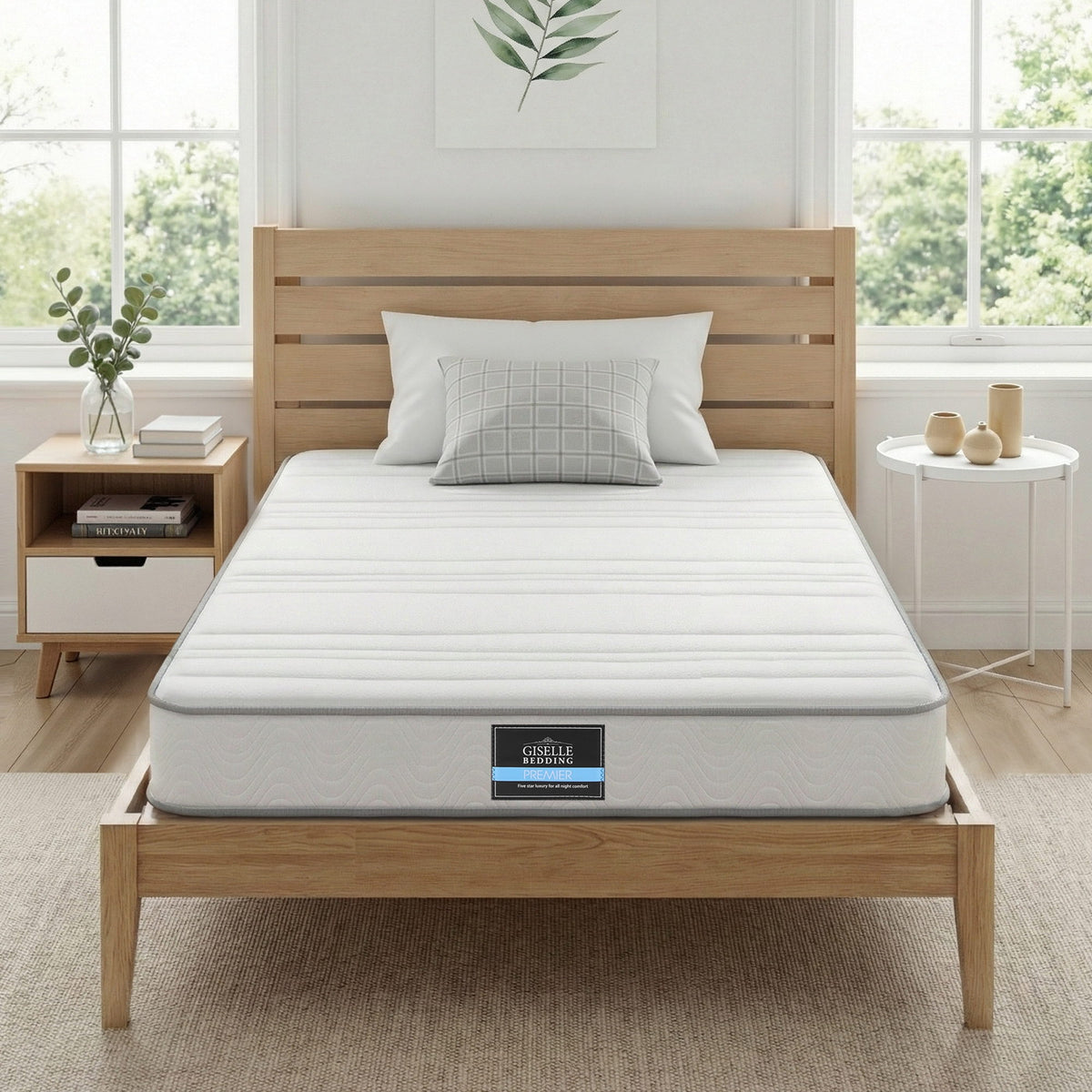 Single Mattress 20cm | Egg Crate Foam | Reinforced Edge Support