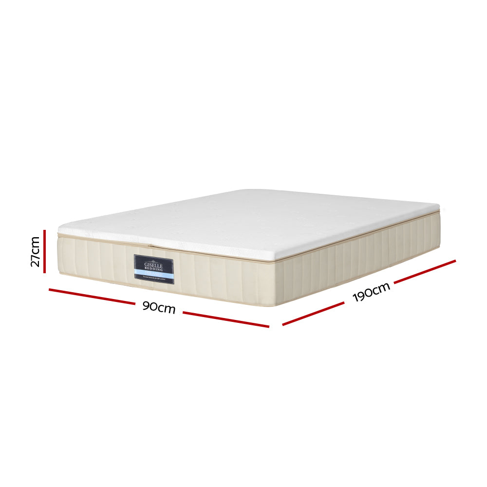 Giselle Bedding | 27cm Mattress | Double-sided | Flippable Layer | Single