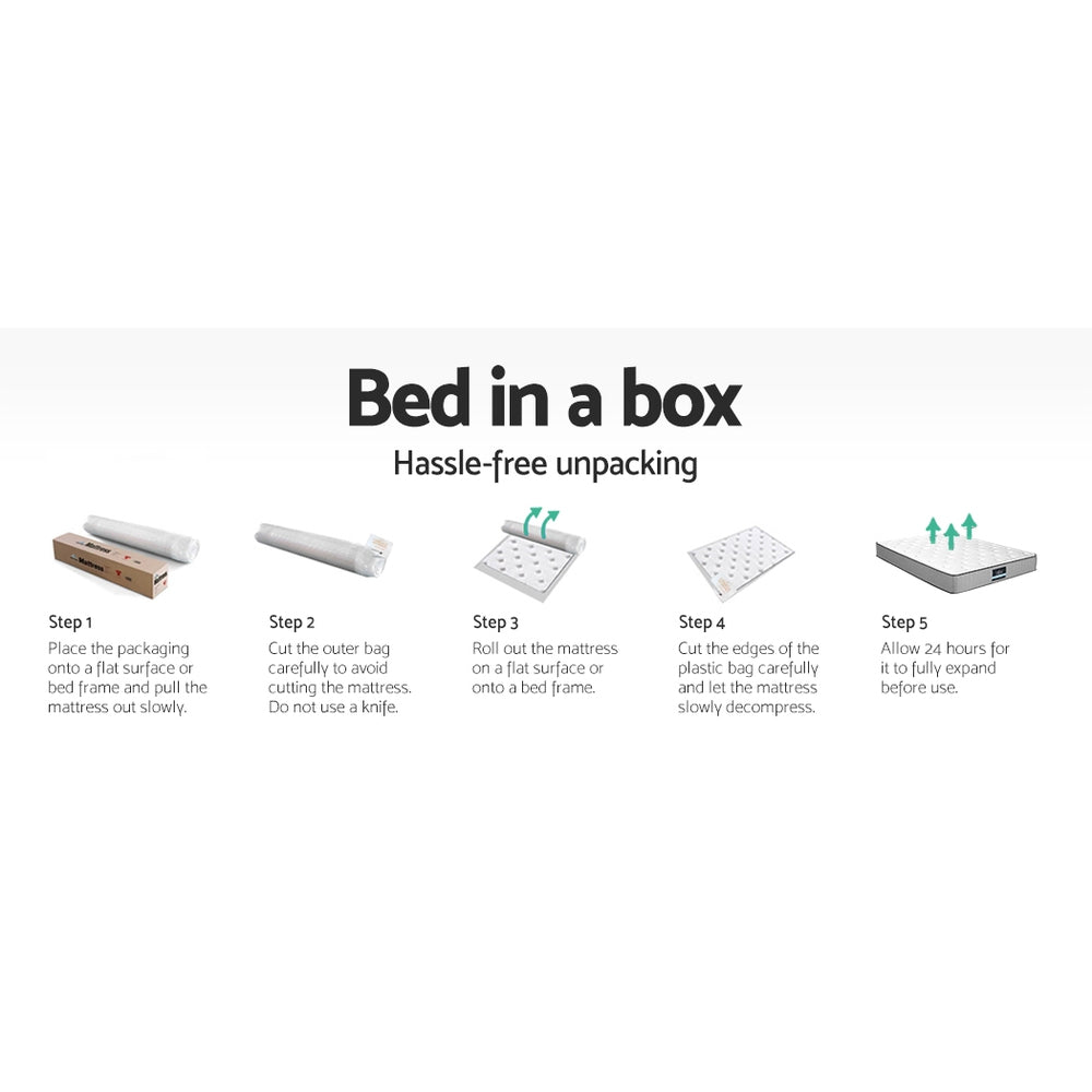Giselle Bedding | 27cm Mattress | Double-sided | Flippable Layer | Single