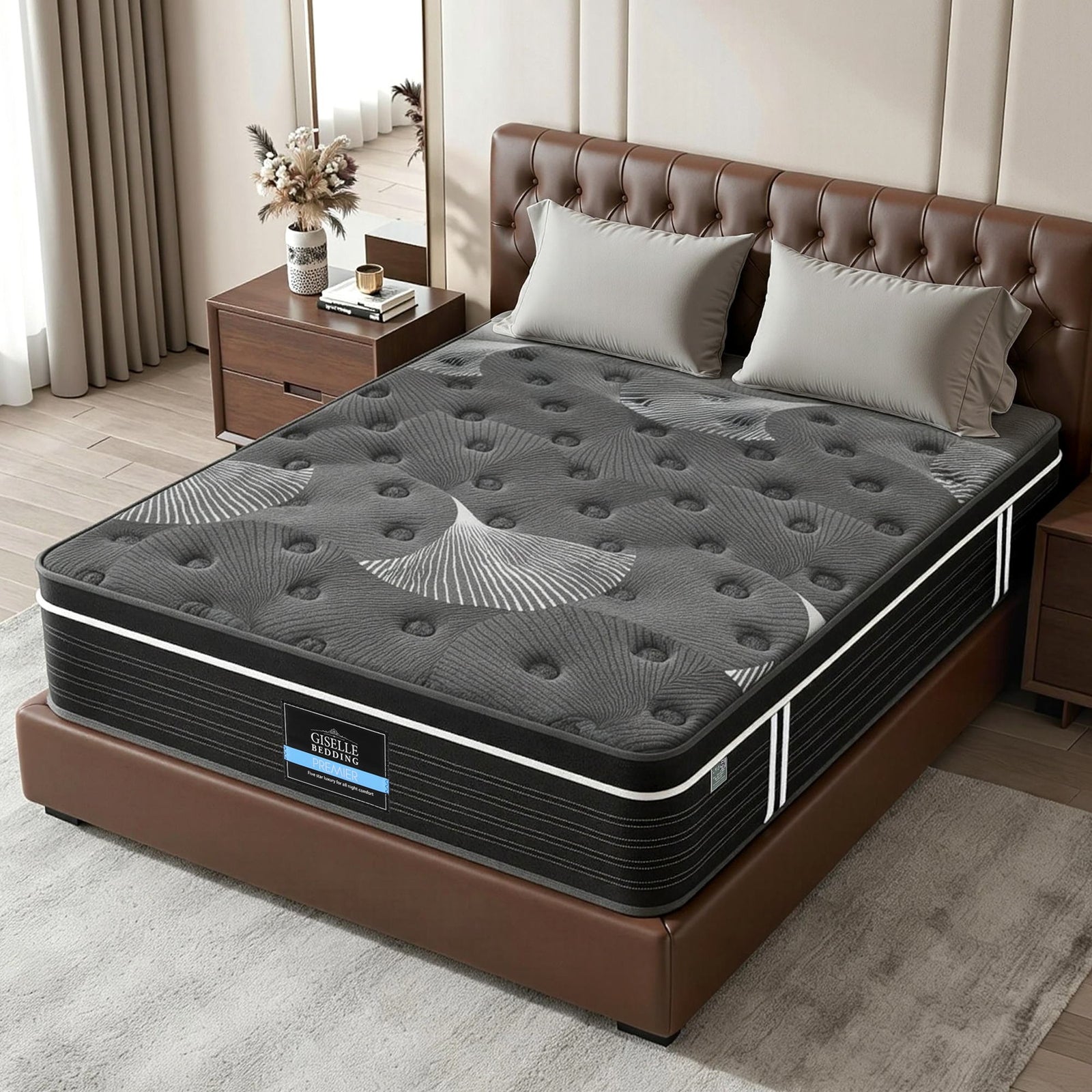 Graphene Memory Foam Mattress | 35cm | Medium Firm Euro Top | Double