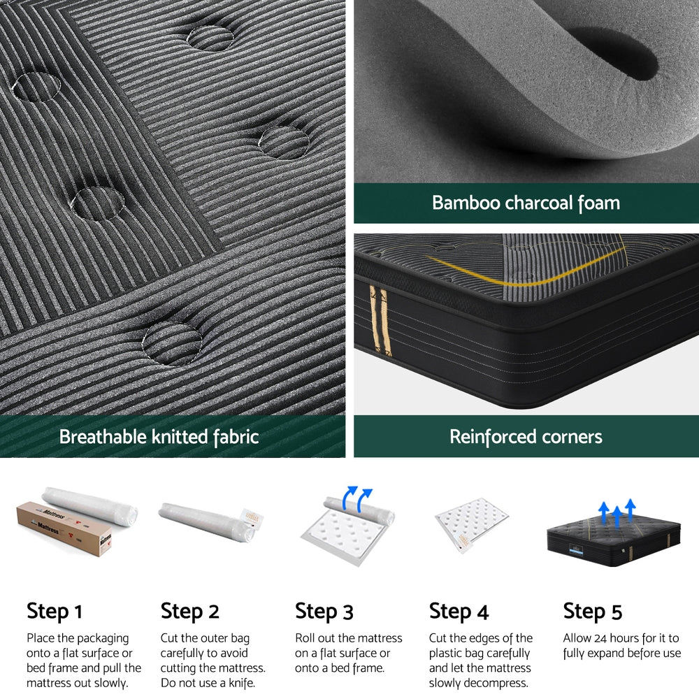 Giselle Mattress | 35cm | Bamboo Pocket | Firm Foam | Double Bed