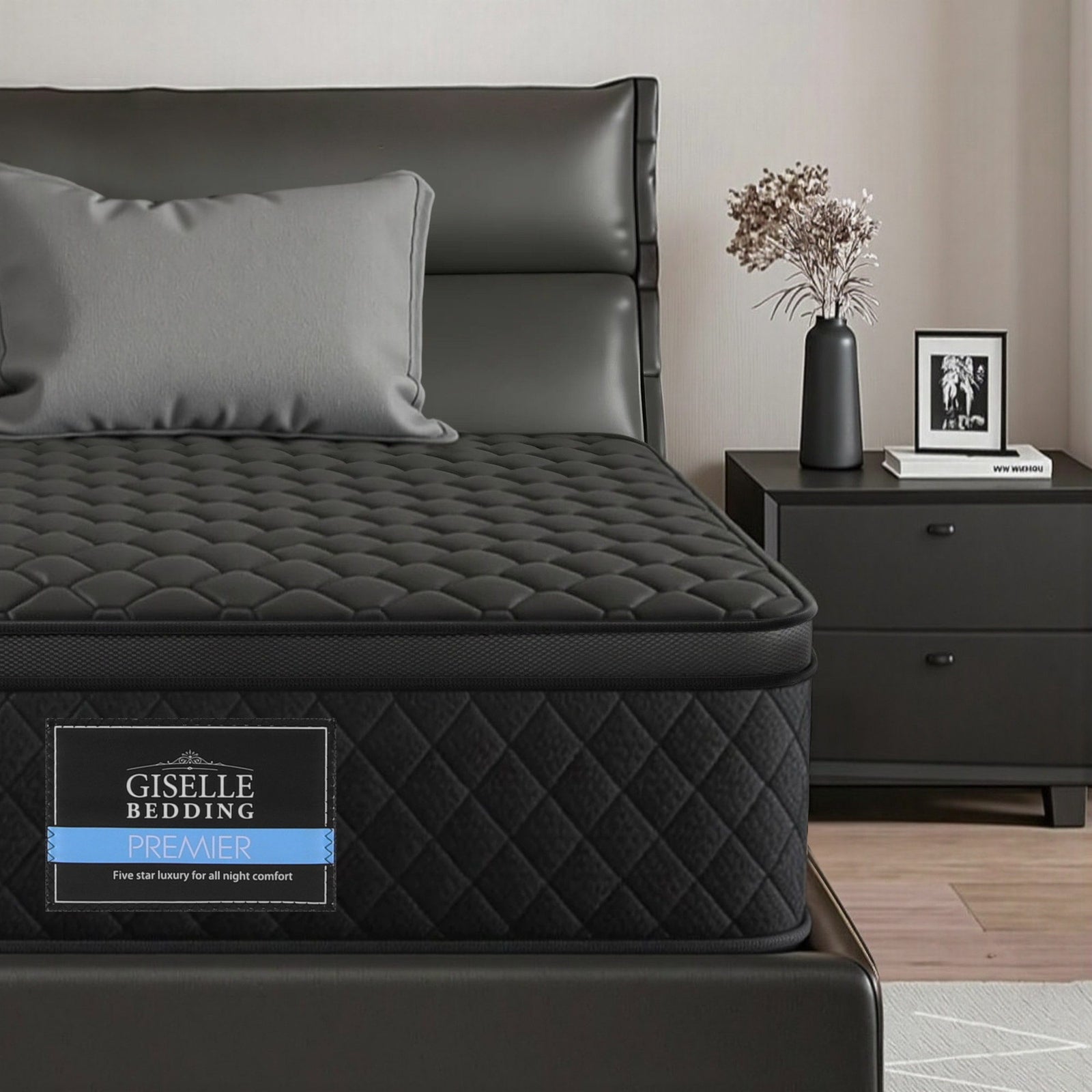 Pocket Spring Mattress | 34cm | 5-Zone | Egg Crate Foam | King Single