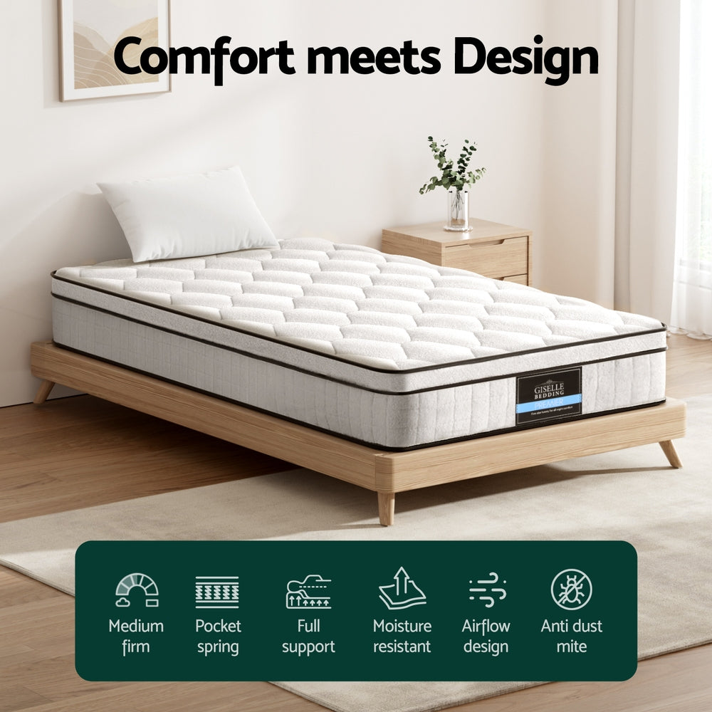 Giselle Mattress | 22cm | King Single Size