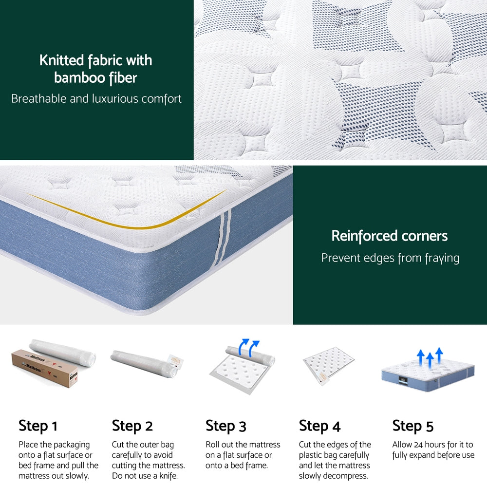 Giselle Mattress | 25cm | Pocket Spring | Double Bed