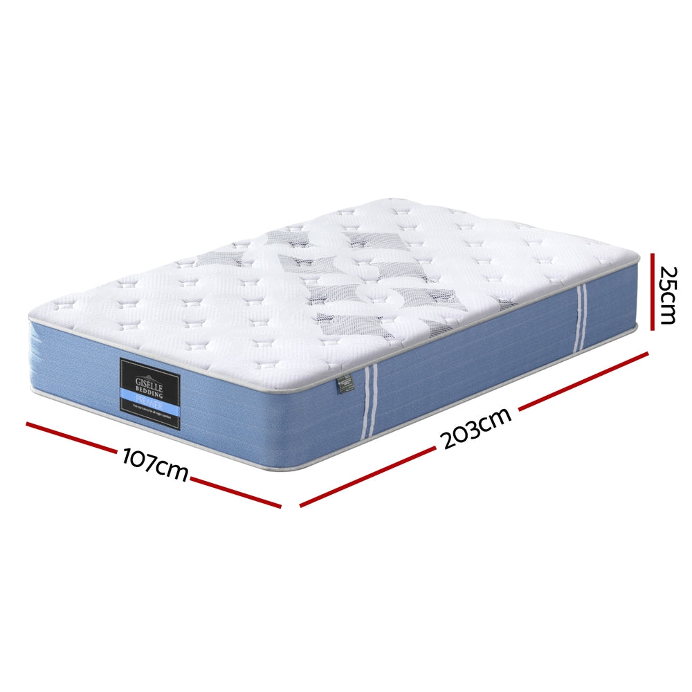 Giselle Mattress | 25cm | Pocket Spring | King Single Bed