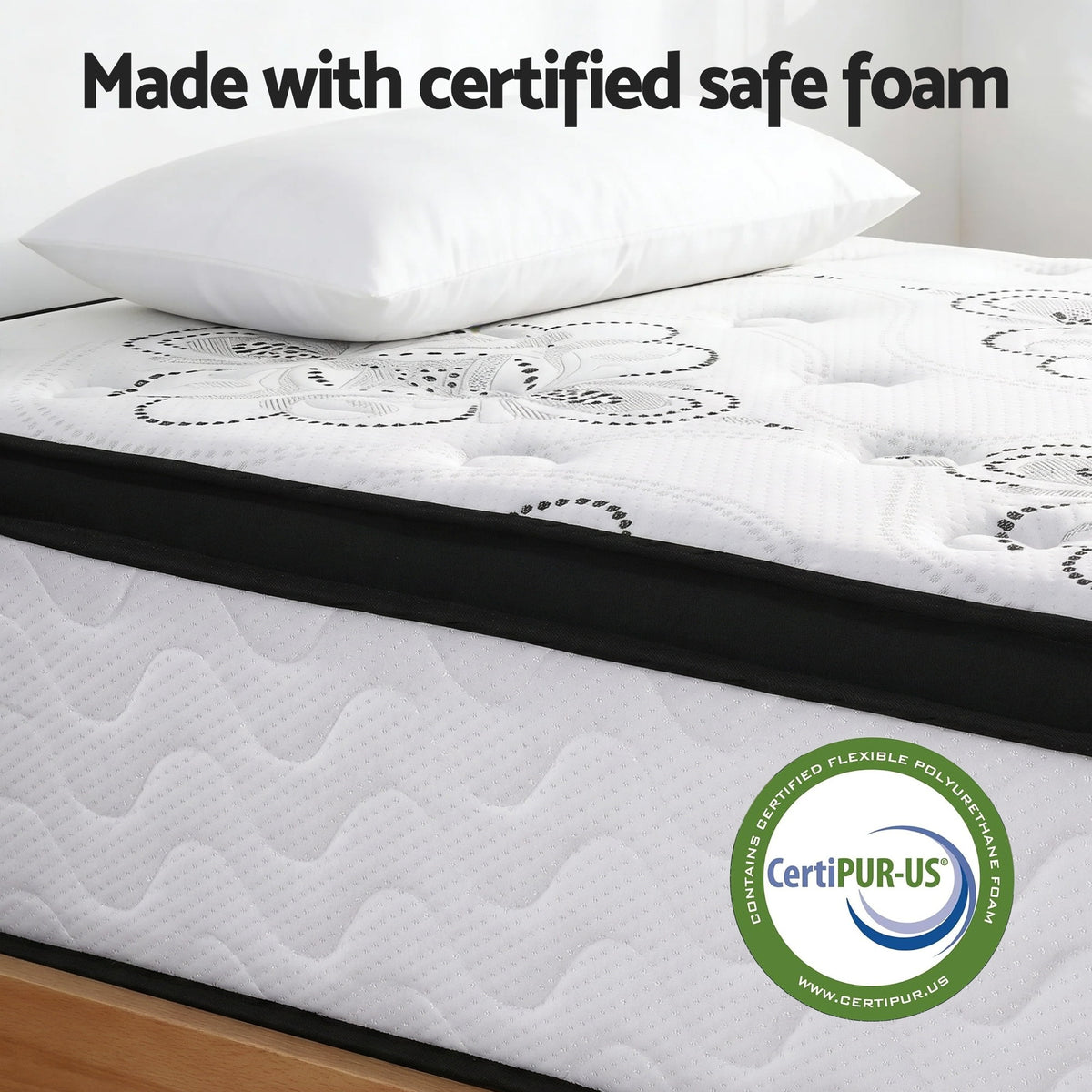 30cm Pocket Spring Mattress | Medium Firm Euro Top | Single