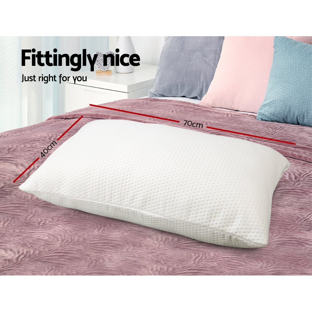 Bedding | Memory Foam Pillow | 19cm Thick | Twin Pack