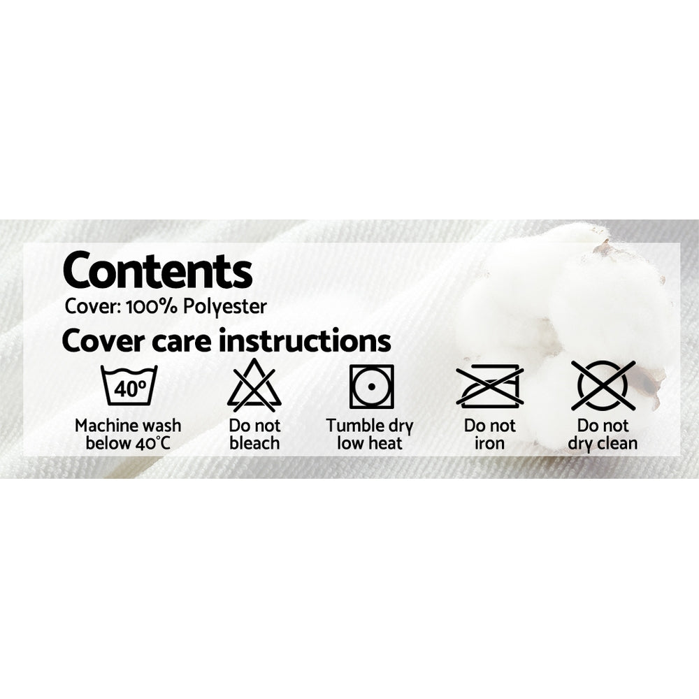 Bedding | Memory Foam Pillow | 19cm Thick | Twin Pack