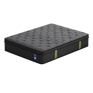Levitex Double Mattress 34 cm 5-Zone Pressure Relief  Pocket Spring with Reinforced Edge Support & Breathable Gel Memory Foam Hybrid Mattress