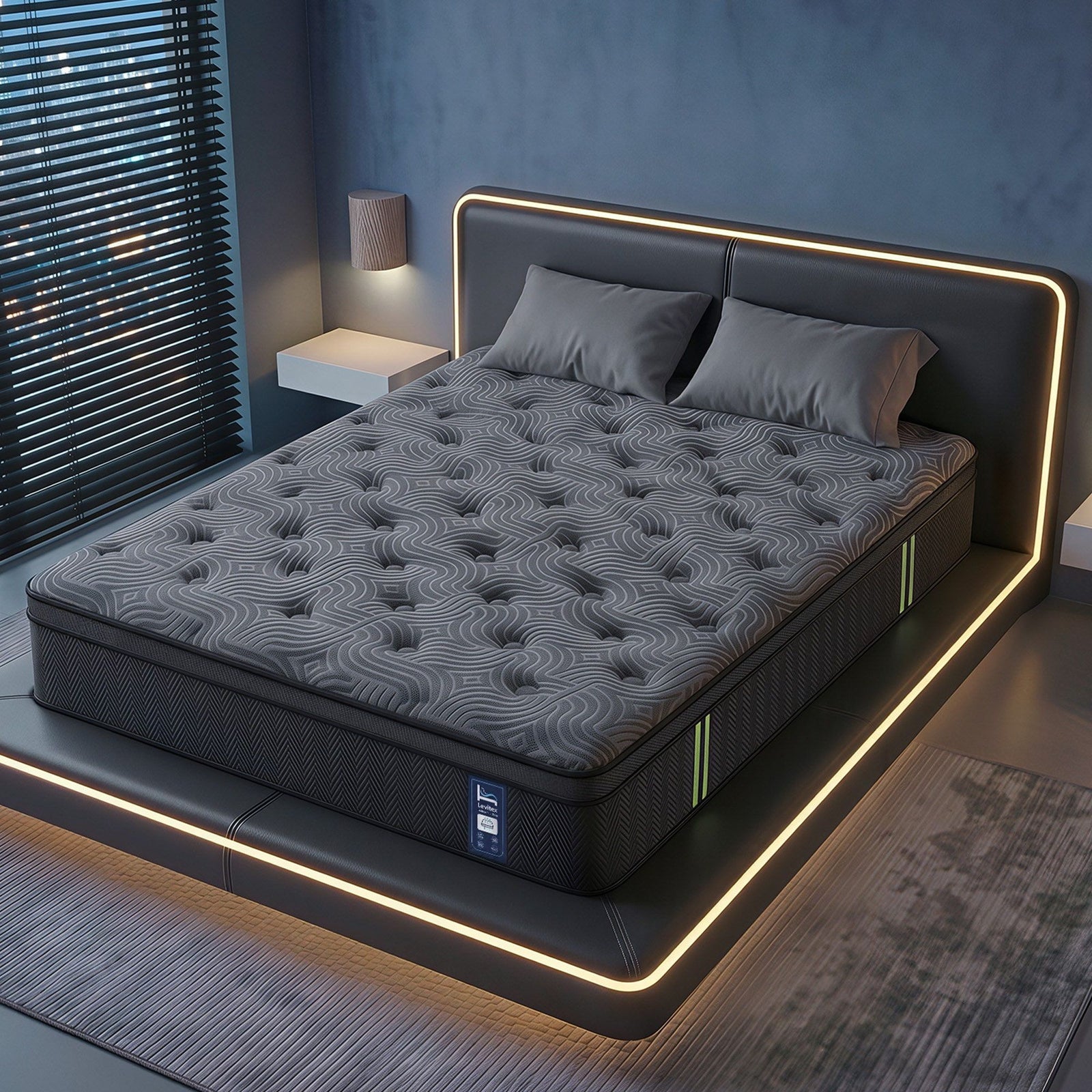 Gel Memory Foam Hybrid Mattress | Queen | 34cm 5-Zone Pocket Spring