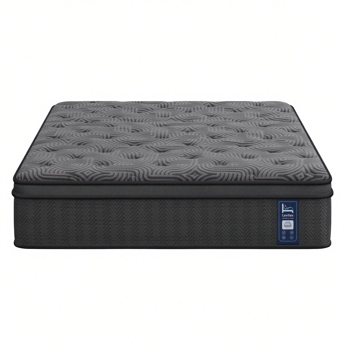 Levitex Queen Mattress 34 cm 5-Zone Pressure Relief  Pocket Spring with Reinforced Edge Support & Breathable Gel Memory Foam Hybrid Mattress