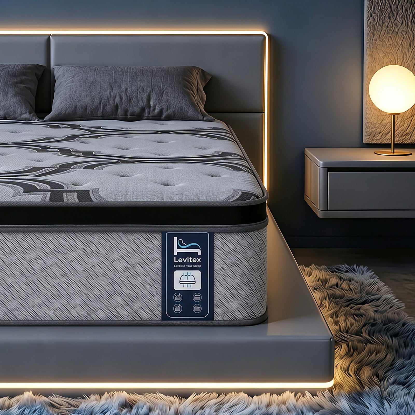 Hybrid Pocket Spring Mattress | Double | 34cm Latex & Memory Foam