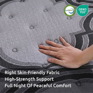 Levitex King Single Mattress 34 cm 5-Zone Pocket Spring with Latex & Memory Foam or Extra Lumbar & Shoulder Support