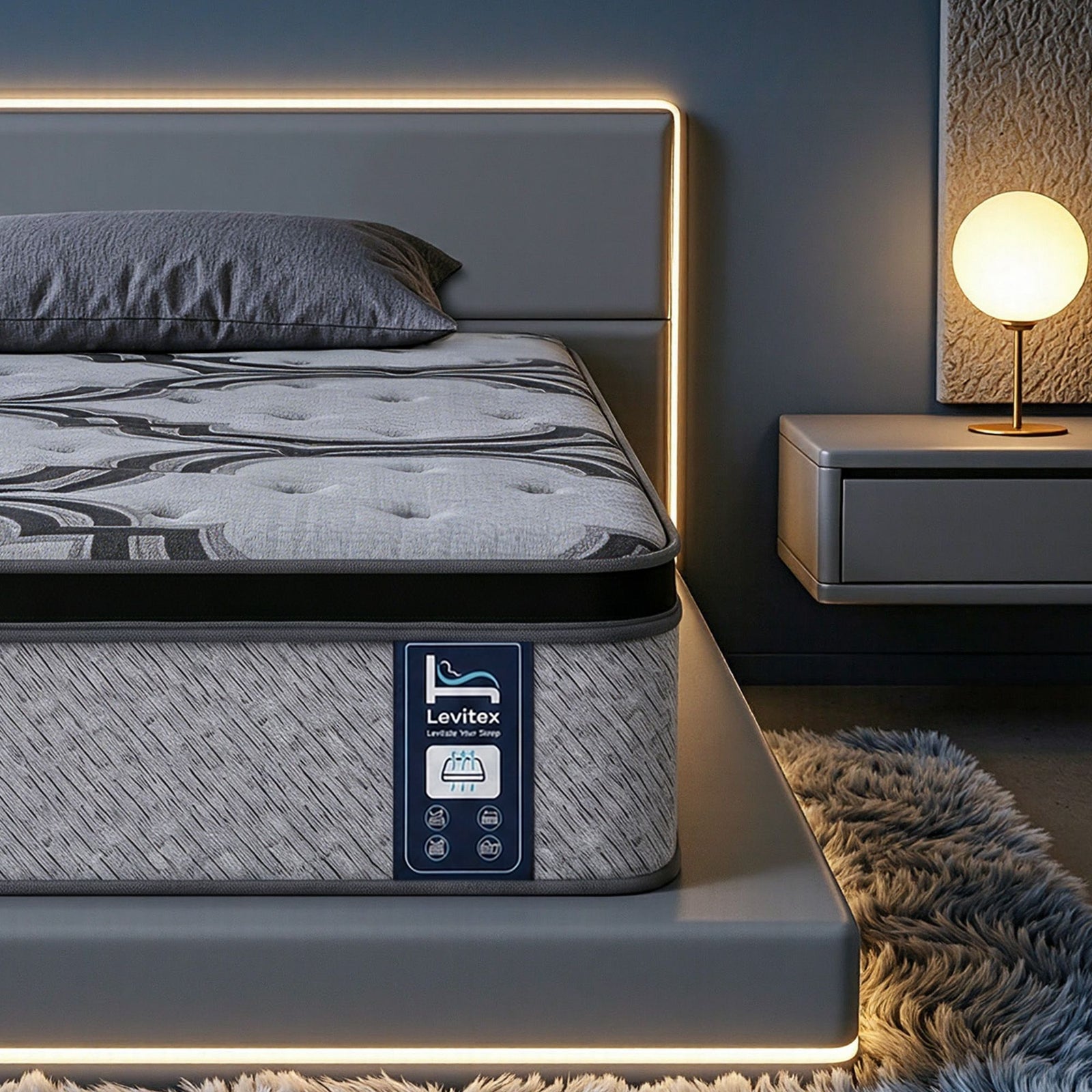 Hybrid Pocket Spring Mattress | Single | 34cm Latex & Memory Foam