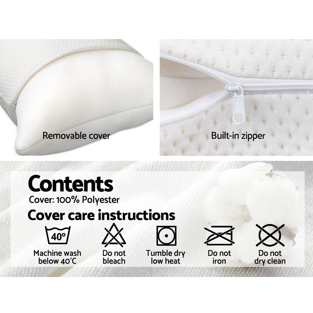 Bedding | Memory Foam Pillow | 13cm Thick | Twin Pack