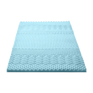 Bedding Memory Foam Mattress Topper 5cm | 7-Zone King Single Size