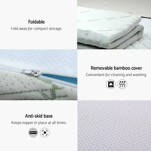 Giselle | Memory Foam Mattress Topper | 7-Zone | 8cm | King Single