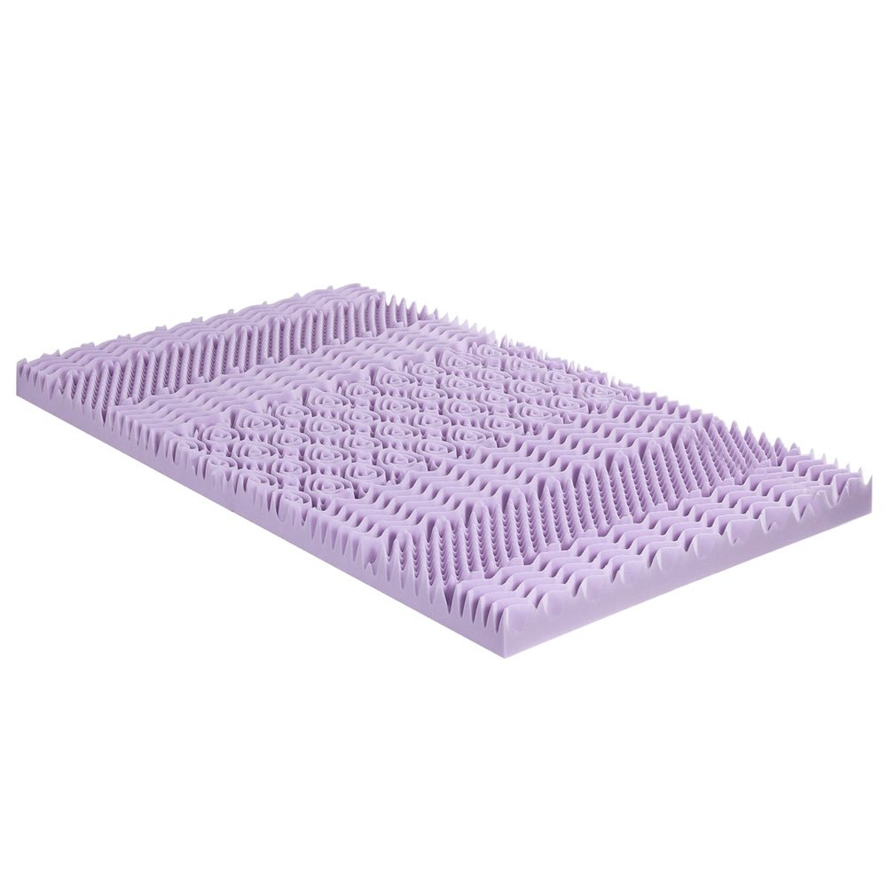 Lavender Memory Foam Topper | 8cm | 7-Zone Support | Single
