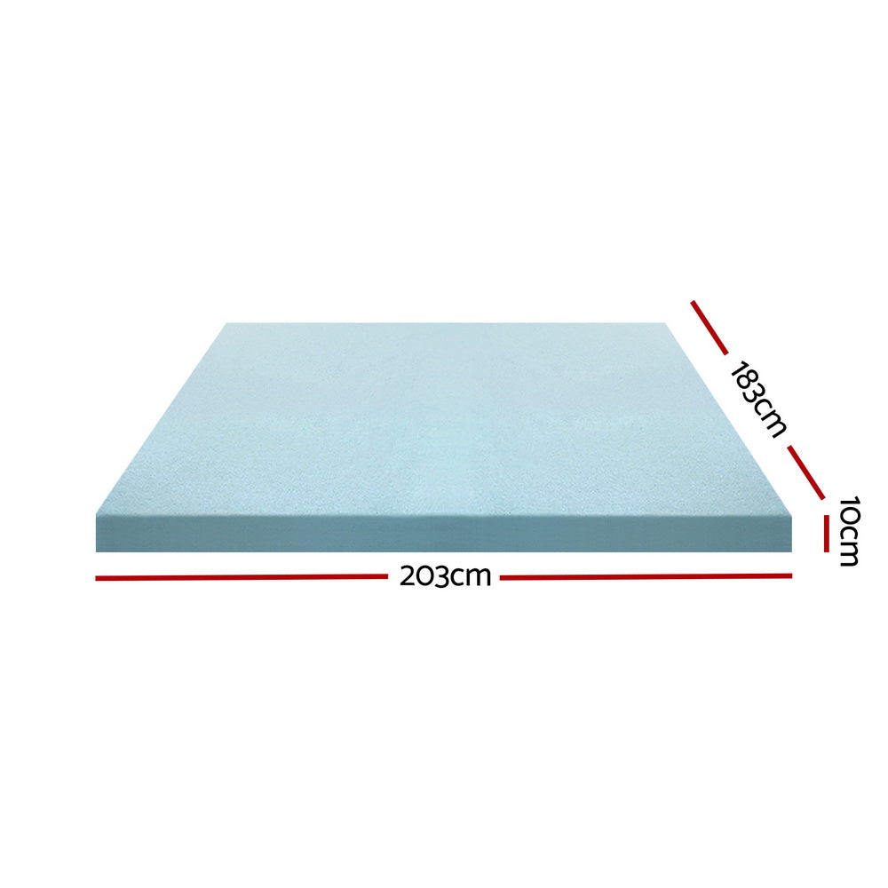 Giselle Bedding | Memory Foam Mattress Topper | Cool Gel Bed Mat | Bamboo | 10cm | King