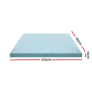 Giselle Bedding | Memory Foam Mattress Topper | Cool Gel Bed Mat | Bamboo | 10cm | King