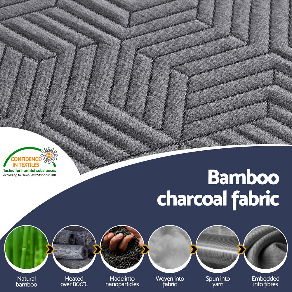Gel Memory Foam Topper | 8cm | Dual Layer Bamboo Cover | King