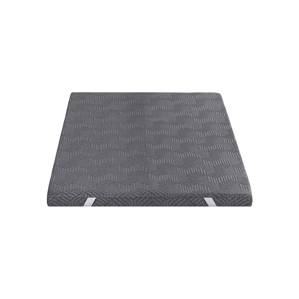 Memory Foam Topper | 8cm | Gel Dual Layer | Bamboo Cover | Single