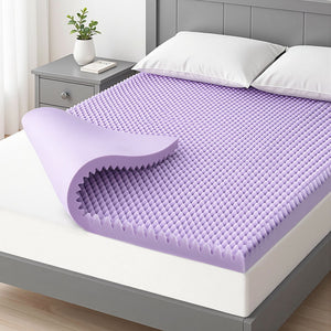 Lavender Memory Foam Topper | 5cm | Egg Crate Design | King