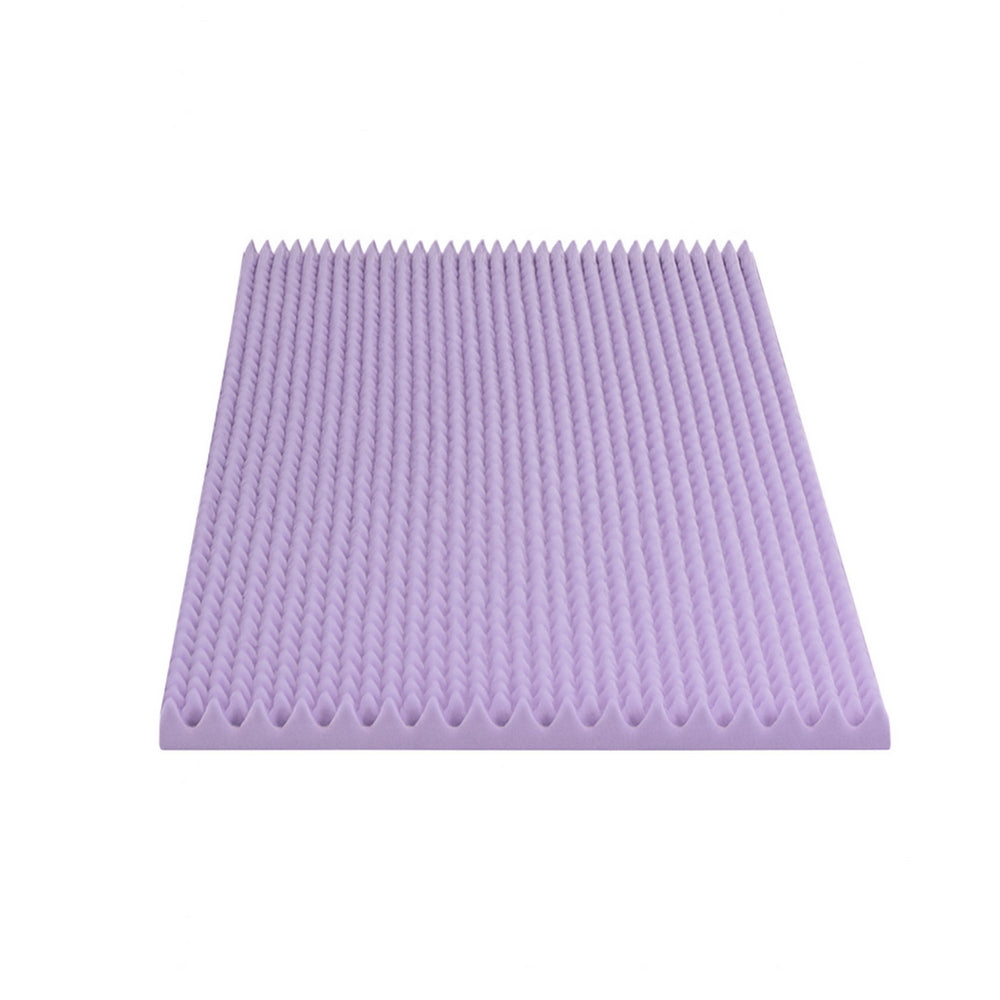 Egg Crate Memory Foam Topper | 5cm | Lavender Infused | Single
