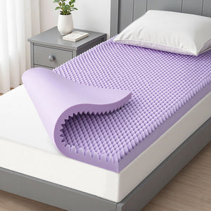 Egg Crate Memory Foam Topper | 5cm | Lavender Infused | Single