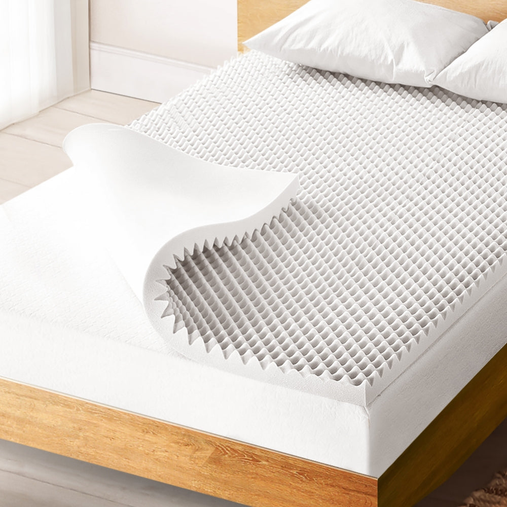 Bedding Mattress Topper | Memory Foam Egg Crate | 5 cm King Single