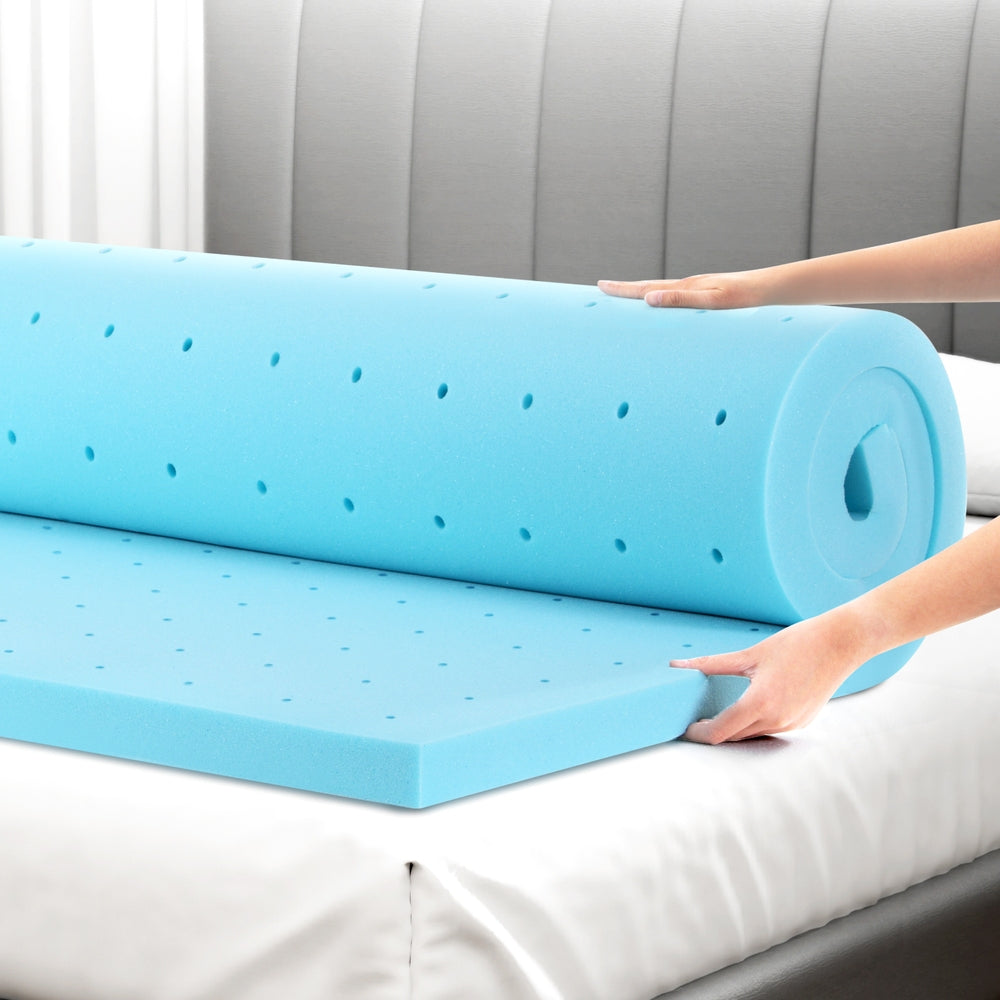 Giselle Bedding | Memory Foam Mattress Topper | Ventilated Cool Gel | 5cm | King Single