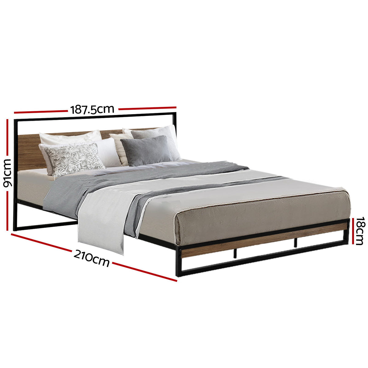 Bed Frame | King Size | Metal Frame | DANE