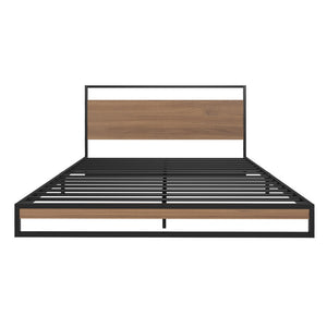 Artiss Metal Bed Frame | Double Size | Platform Base with Mattress