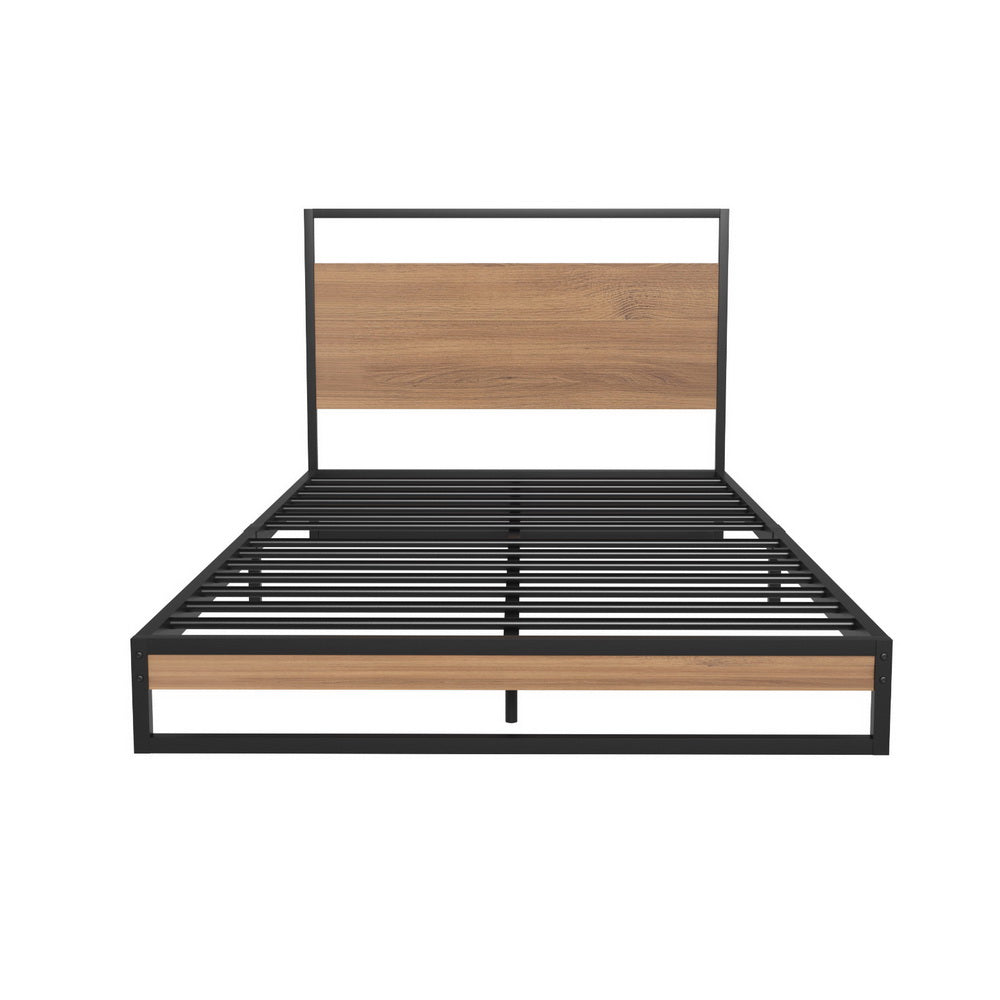 Artiss Metal Bed Frame | Single Size | Platform Base with Mattress