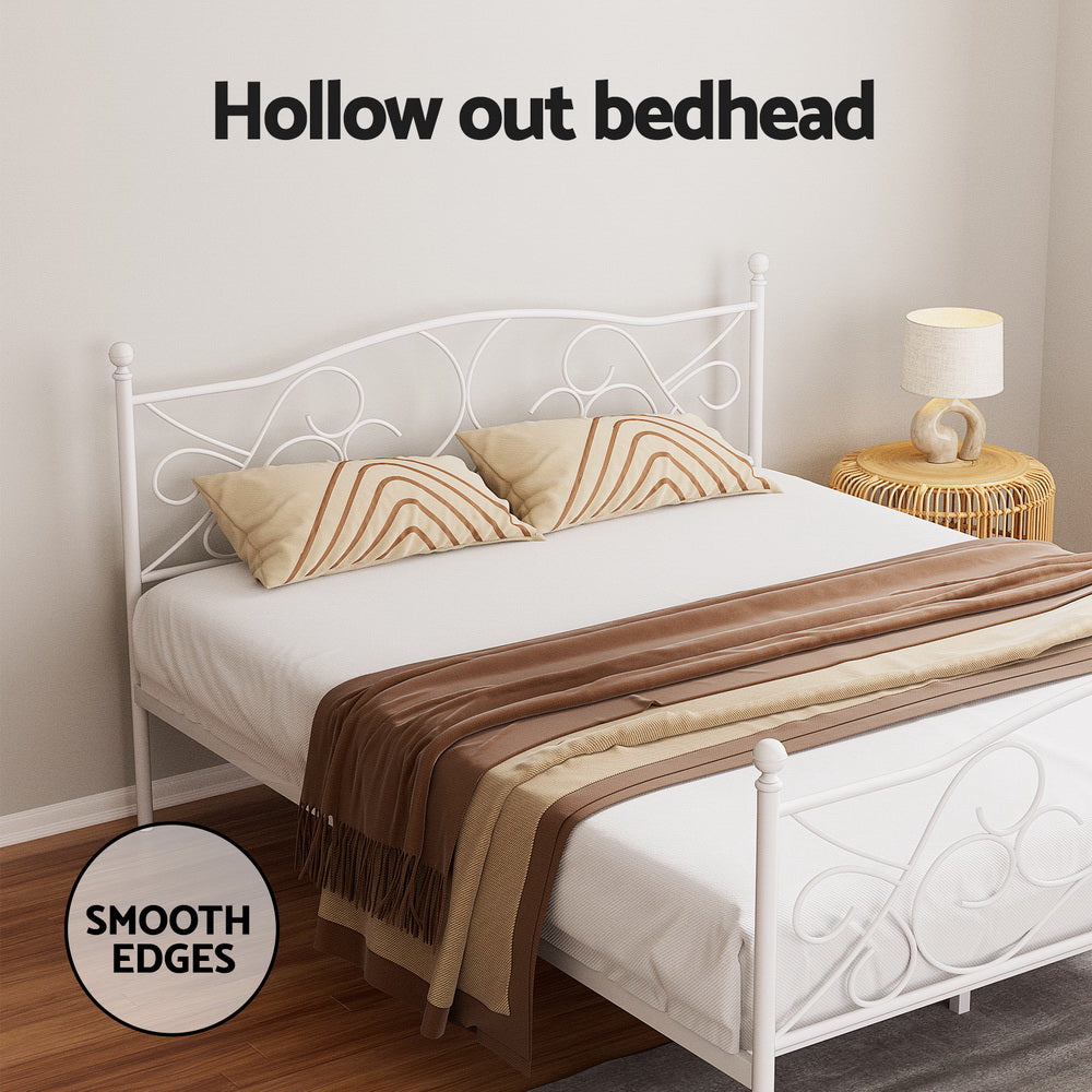 Queen Size Bed Frame | Metal Frame | GROA